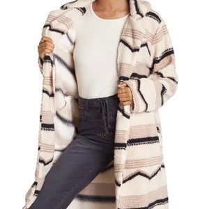 Billabong Montreal Longline Fleece Jacket SMALL